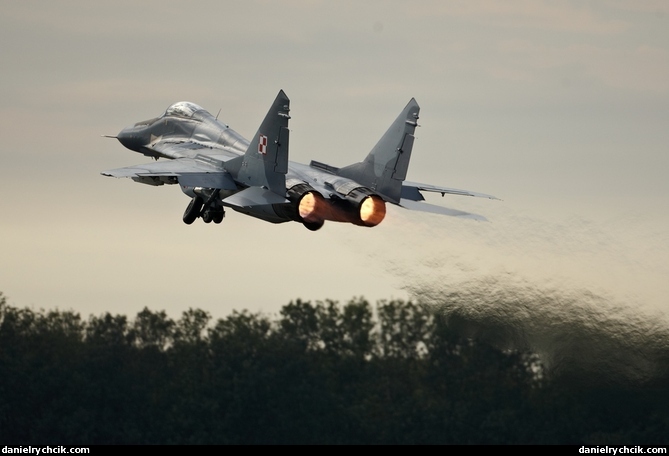 MiG-29 display (Polish Air Force)