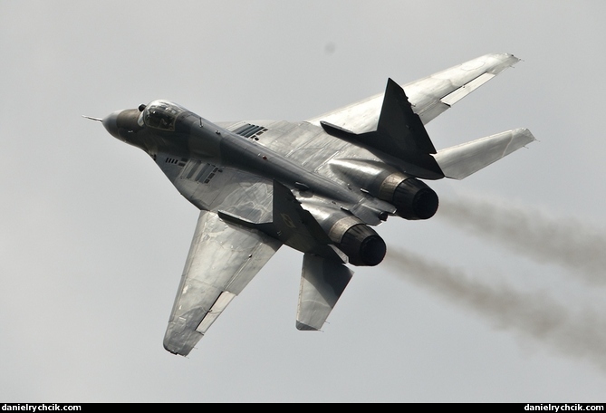 MiG-29 display (Polish Air Force)