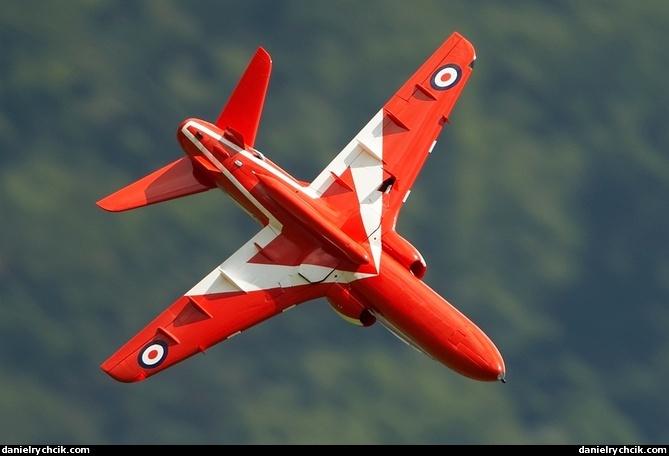 BAe Hawk of Red Arrows (RC model)