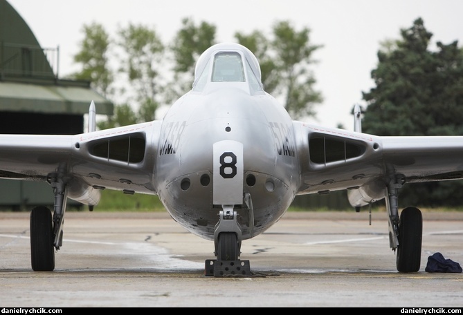 DH.100 Vampire on static display