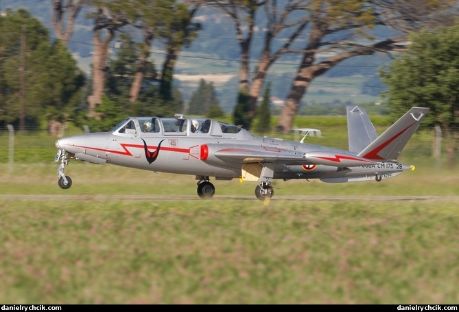 Fouga Magister solo display