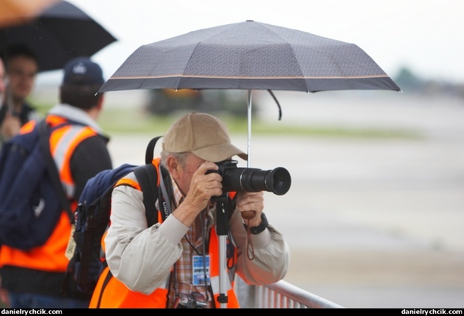 Shooting in the rain