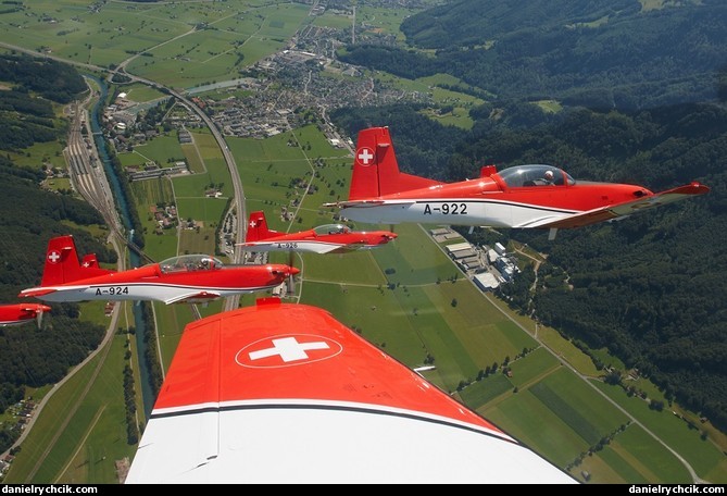 Demonstrationi over the Glarus valley