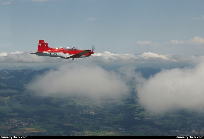 Inbound flight in the clouds