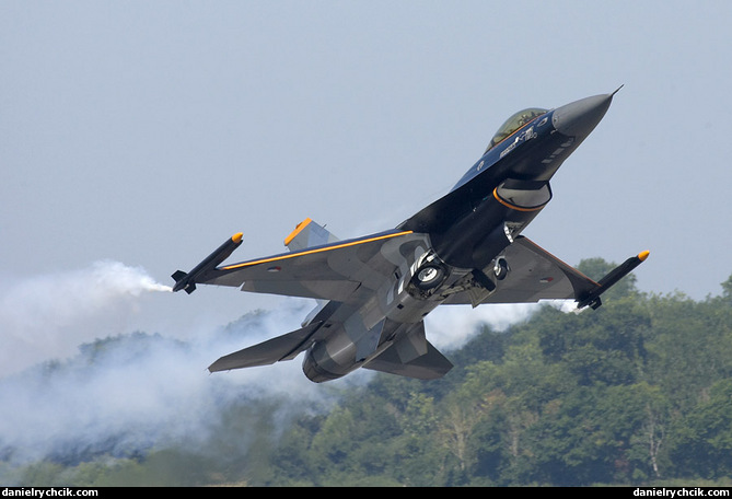 Dutch F-16 solo display