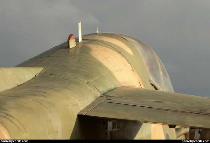 A-7E Corsair on the static display