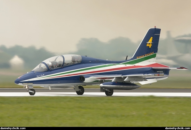 Aermacchi MB-339 of the Frecce Tricolori