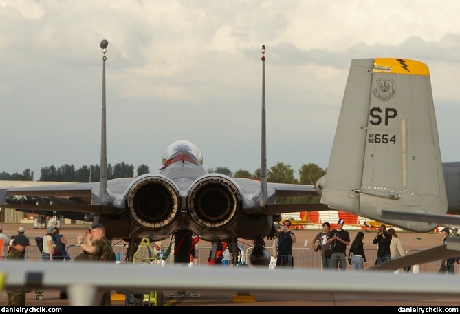 F-15 Strike Eagle on the static display