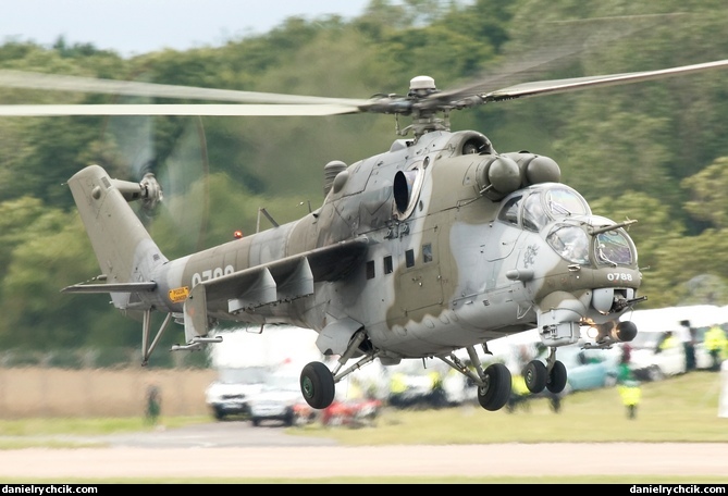 Mil Mi-24 Hind - Czech solo display