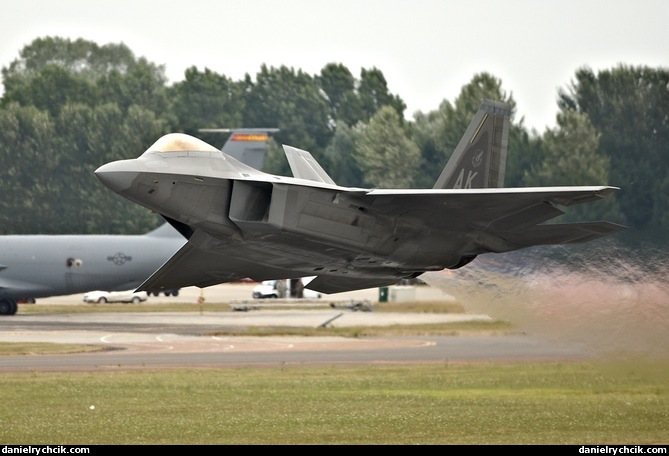 Lockheed Martin F-22A Raptor display