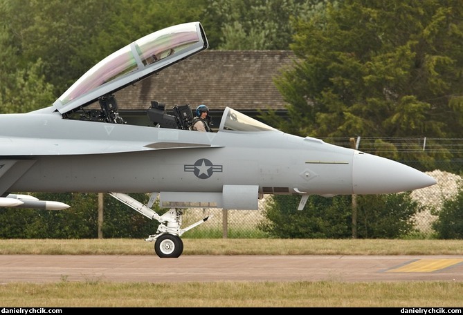 F/A-18F Super Hornet solo display