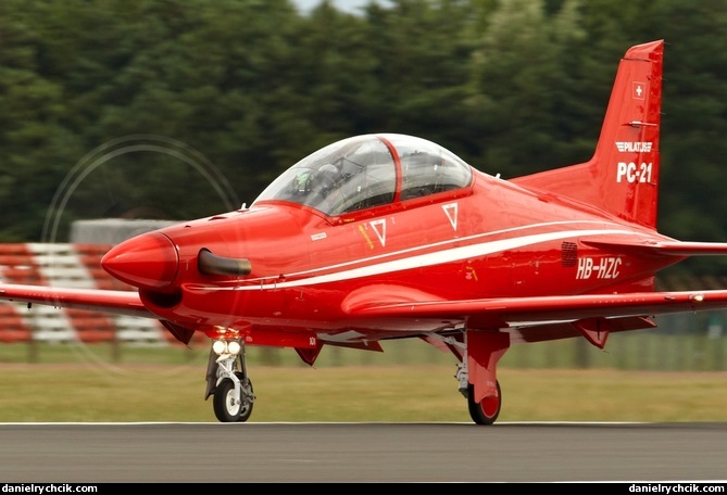 Pilatus PC-21 solo display