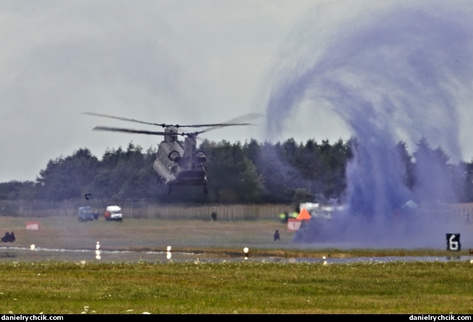 RAF Chinook role demonstration