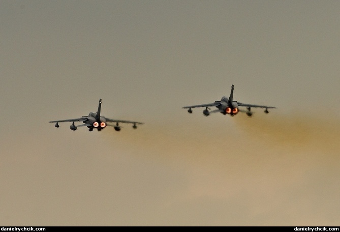 Pair of Tornados departure