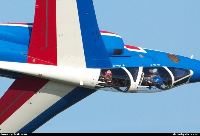 Alpha Jet of Patrouille de France