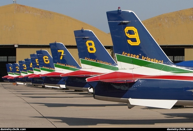 Aermacchi MB-339 of Frecce Tricolori