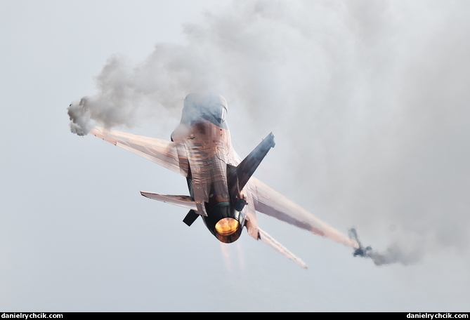 General Dynamics F-16AM Fighting Falcon (RNLAF solo display)