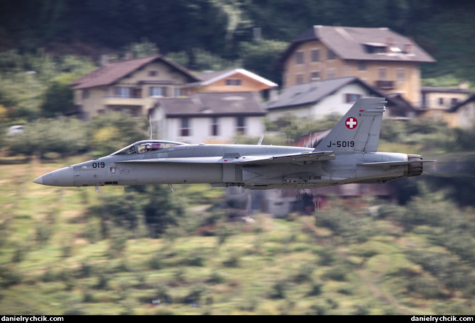McDonnell-Douglas F/A-18C Hornet (Swiss Air Force solo display)