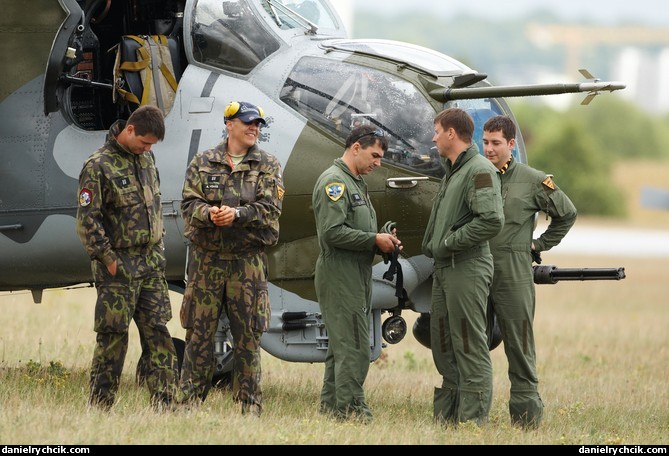 Czech Mi-24 crew