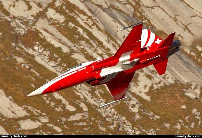 Northrop F-5E Tiger of Patrouille Suisse