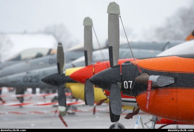 Pilatus lineup (PC-9, PC-7)