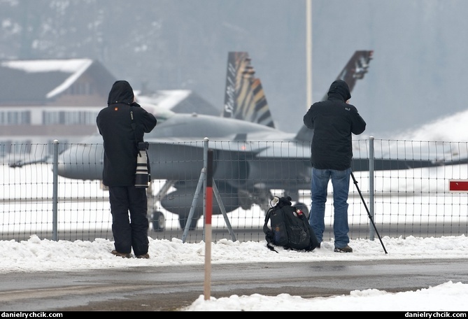 Spotters in Meiringen