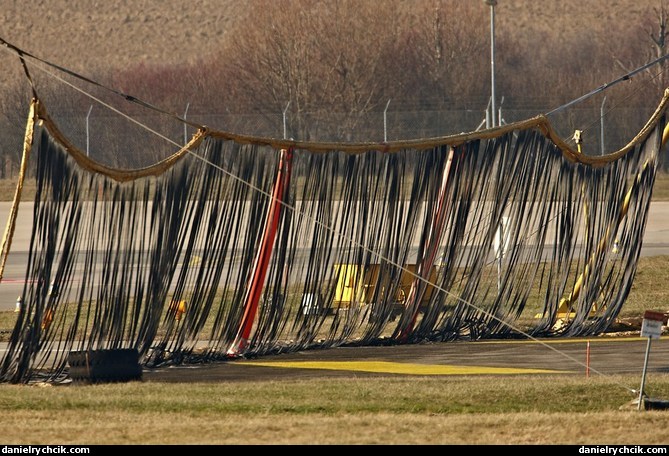 Arresting grid at the Payerne airbase