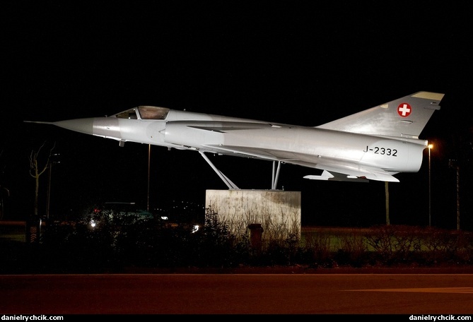 Mirage III preserved near Payerne airbase