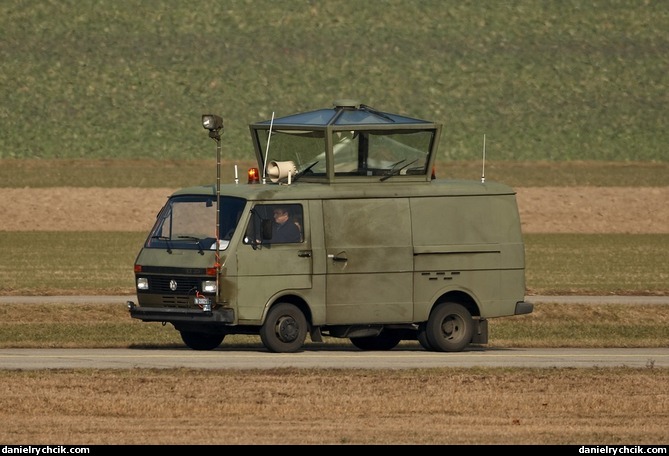 Mobile control tower car