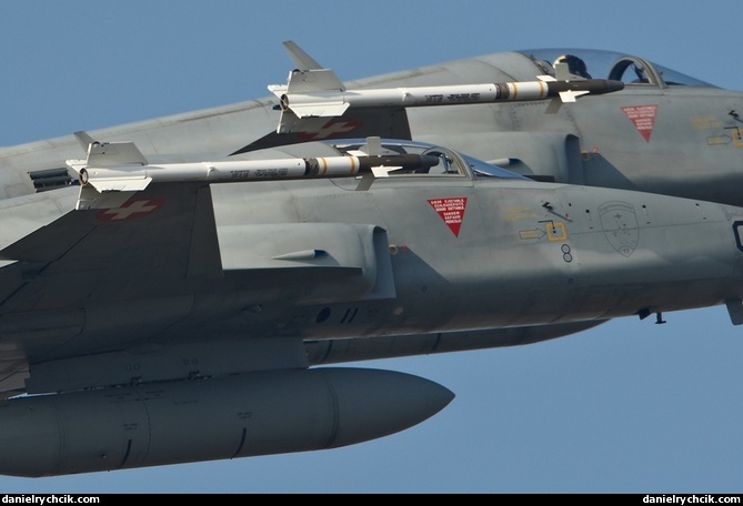 Two F-5E Tigers departing for a WEF mission