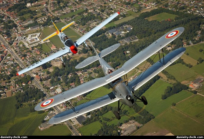 Stampe SV4 & Chipmunk formation